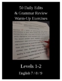 50 Days of Daily Editing / Grammar Practice Exercises Grad