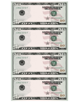 50 dollar bill template