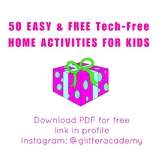 50 EASY & FREE Tech-Free Activities for Kids at Home