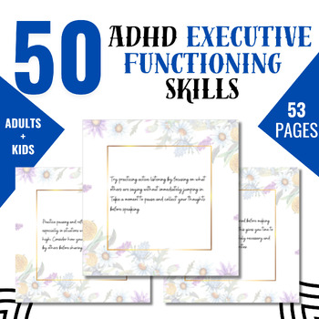 Preview of 50 Essential Strategies for Enhancing ADHD Executive Functioning Skills