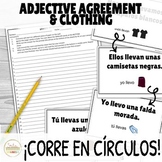 Adjective Agreement in Spanish ¡Corre en Círculos! Activit