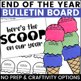 End of the Year Bulletin Board Ice Cream Craft June Summer