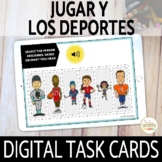 Jugar and Los Deportes Sports in Spanish Boom Cards