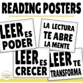 Reading Posters in Spanish Classroom Decor