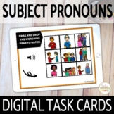 Spanish Subject Pronouns DIGITAL Task Cards Boom Cards