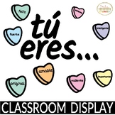 Valentine's Day Spanish Classroom Decor and Display Spanis
