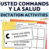 Usted Commands in Spanish Listening and Dictation Activities
