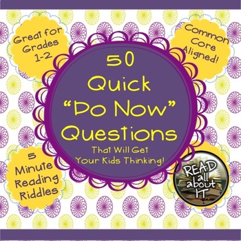 Preview of 50 Five Minute Reading Riddles That Will Get Your Kids Thinking!