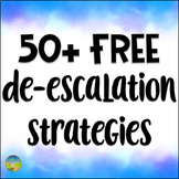 50+ Free De-escalation Strategies