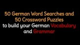 50 German Word Searches and Crosswords (100) to build your