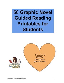 Preview of 50 Graphic Novel Guided Reading/Close Reading Handouts for Students