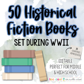 Preview of 50 HISTORICAL FICTION NOVELS SET DURING WWII