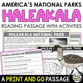 Haleakala National Park Information Reading Passage & Rese