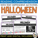 Halloween Nonfiction Reading Comprehension Passage and Que