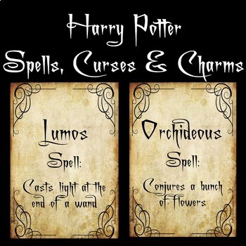 Preview of 50 Harry Potter Spells, Curses and Charms
