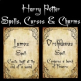 50 Harry Potter Spells, Curses and Charms