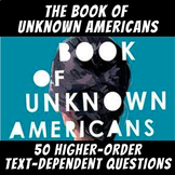 50 Higher-Order Text-Dependent Questions: "The Book of Unk