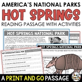 Hot Springs National Park Information Reading Passage Hot 