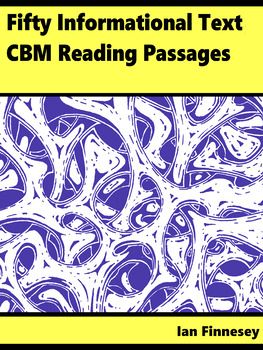 Preview of 50 Informational Text CBM Reading Comprehension Passages (RTI CBM Repetition)