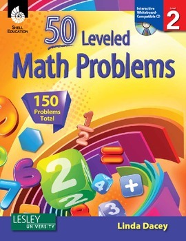 50 Leveled Math Problems Level 2 (eBook) by Shell Education | TPT