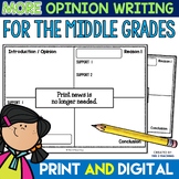 Opinion and Argument Writing Prompt Activities 50 MORE Pro