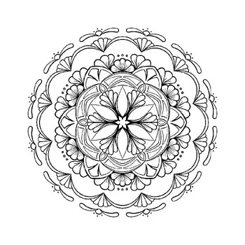 Preview of 50 Mandala Coloring Pages