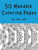 50 Mandala Coloring Pages for Mindfulness, Relaxation and 