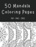 50 Mandala Coloring Pages for Mindfulness and Relaxation a