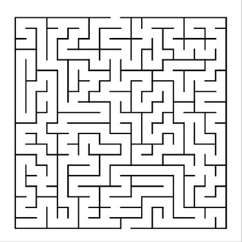 50 Mazes Worksheet Activity for kids With solution by WonderTech World