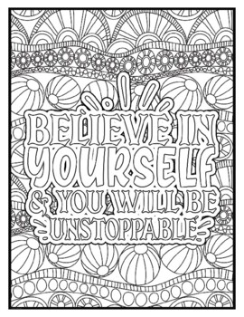 50 Mindful Coloring Pages-Motivational-Inspiring-Calming | TpT
