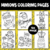 50 Minions Coloring Pages With Beautiful Pattern