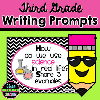 Preview of 3rd Grade Writing Prompts