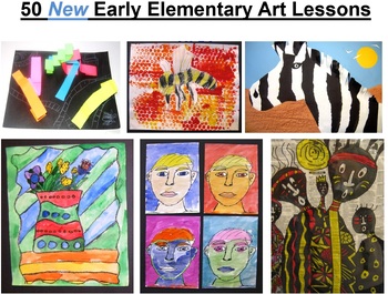 Preview of 50 NEW Early Elementary Art and Craft Ideas