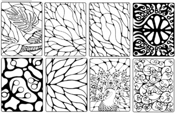 50 Neurographic Art Coloring Pages Digital Download by Ina Kirsten