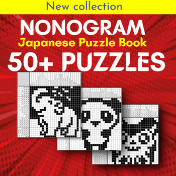 Preview of 50+ Nonogram Puzzles : A New Collection of Japanese Puzzles