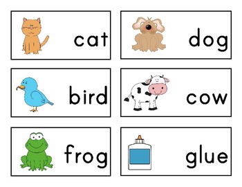 50 Noun Flashcards for Autism and Early Learners by Amanda's Autism Corner