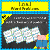 1.OA.1 Task Cards: Addition & Subtraction Word Problems Task Cards, 1OA1 Centers