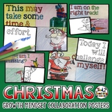 Christmas Growth Mindset Collaboration Posters