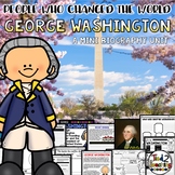 George Washington Biography Unit Pack Presidents Day Passa