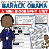 Barack Obama President Biography Unit Pack Presidents' Day