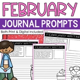 February Writing Prompts with Valentines Day Writing Activities