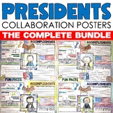 Presidents Day Collaborative Collaboration Coloring Poster