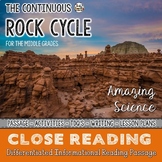 The Rock Cycle - Differentiated Close Reading