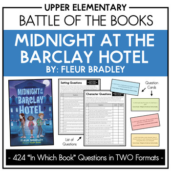 Preview of Battle of the Books: Midnight at the Barclay Hotel