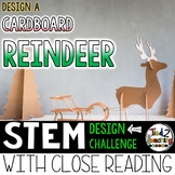 Christmas STEM Activities Cardboard Reindeer STEM Challeng