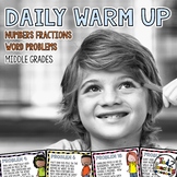 Daily Math Warm-Ups FRACTION WORD PROBLEMS