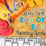 End of the Year Memory Book Activities - BEACH Theme