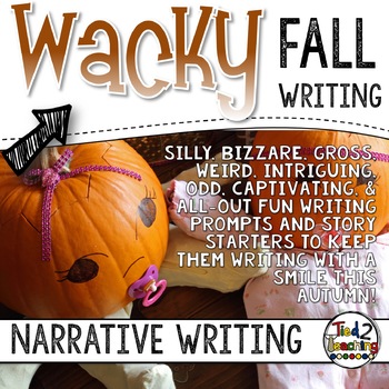 Preview of Fall Narrative Writing Task Cards & Writing Activities