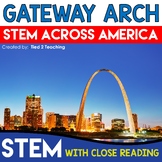 Gateway Arch STEM Challenge with Close Reading Passage and