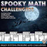 Halloween Math Puzzles Problems and Challenges